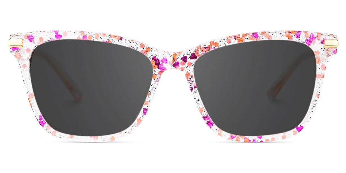 Eliot Rectangle Eyewear with Pink