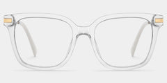 Jacqui Square Clear Eyeglasses and Glasses Frames