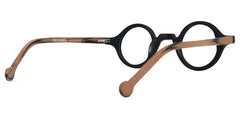 Arale Round Black Glasses and Unique Frame