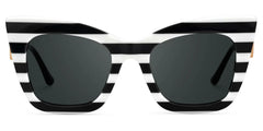Cagle Designer Sunglasses in Cateye Clear Frame