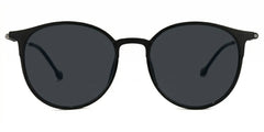 Gamble Round Black Glasses | Zeelool Glasses