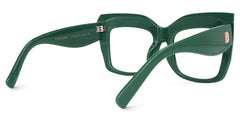 Alberta Cat-Eye Green Frame Glasses | Zeelool