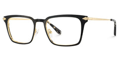 Black Color Chaney Rectangle Prescription Glasses | Zeelool
