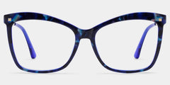 Blue-Tortoise Color for Isaebella Frame Glasses | Zeelool