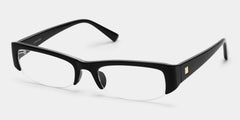 Trevor Black Half Frame Rectangle Glasses For Ladies | ZEELOOL