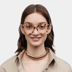 Sage Tortoise Frame Glasses with Rectangle Frame Online | ZEELOOL
