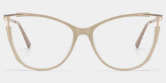 Yomary Cateye Khaki EyeGlasses | Zeelool Optical