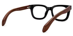 Sam Rectangle Wood Thick Frame Glasses for Men | Zeelool