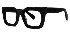 Keisa Square Black Glasses