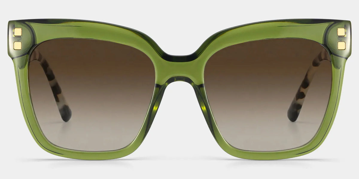 Minguela green square frame glasses Online | ZEELOOL