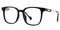 Chloe Black Square Prescription Glasses | Zeelool