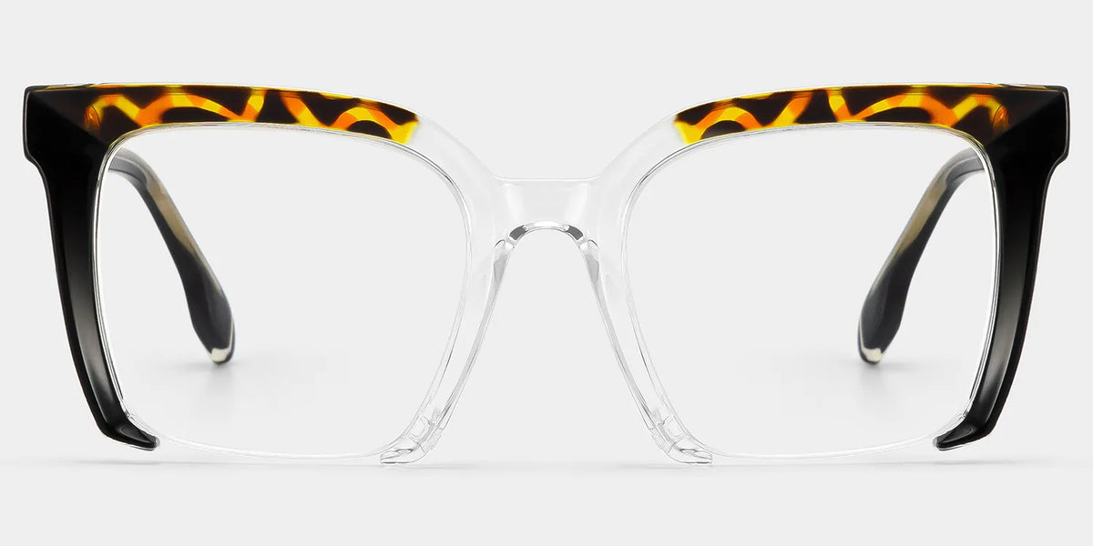 Misty Square Black Glasses | Zeelool Glasses