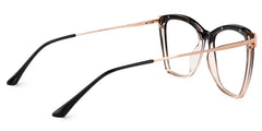 Krystle Square Multicolor Eyeglasses and Wide Frames