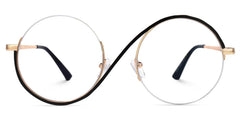 Witch Glasses - Flozif Round Black Frame Glasses | Zeelool