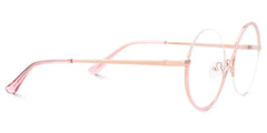 Flozif Round Pink Glasses deals -Zeelool Glasses