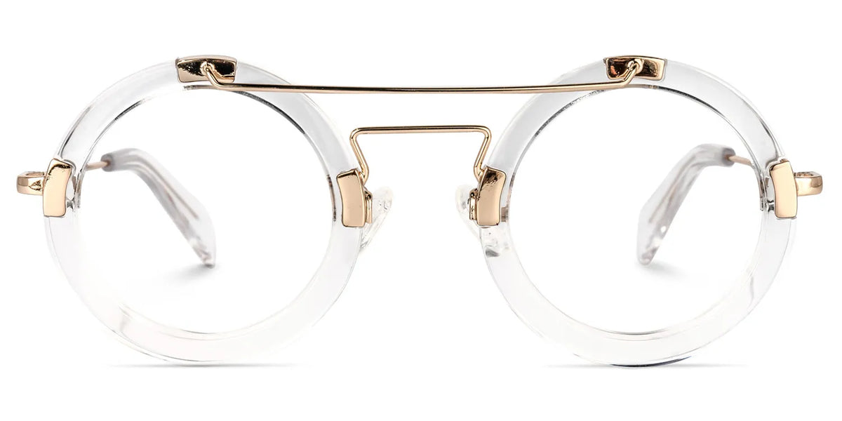 Martis Round Clear Glasses | Zeelool Glasses