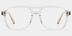 Athena Clear Frame Glasses with Aviator Frame Online | ZEELOOL