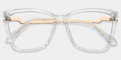 Corlette Square Crysta Eyeglasses and Glasses Frame