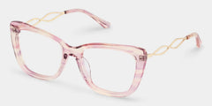 Remi Watercolor Glasses - Women Pink Butterfly Frames | ZEELOOL