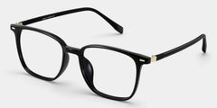 Charles Oversized Black Square Glasses Frames for Women and Men | ZEELOOL