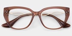 Alma Butterfly Brown Maroon Glasses Frames for Women| ZEELOOL
