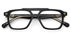 Mercurio Eyeglasses in Aviator Black Frame | Zeelool