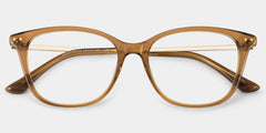 Finch Brown Rectangle Glasses | Timeless Athleisure Frame
