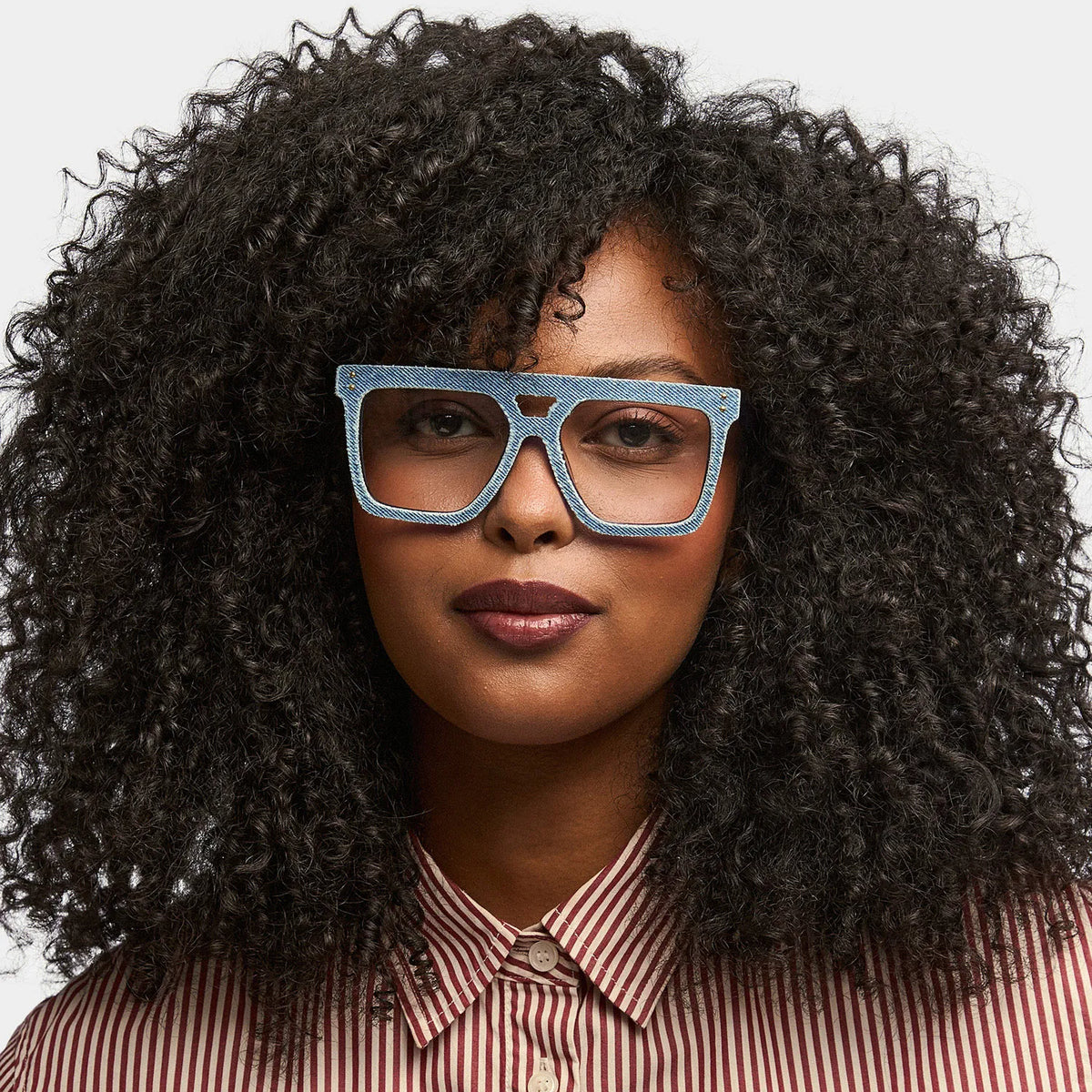 Rubin Denim Glasses, Blue Jean Frame Eyeglasses