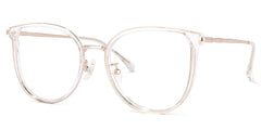 Oakley Round Clear Glasses and Wide Frames