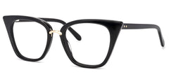Tallulah Cat Eye Black Eyeglasses and Acetate Frame