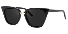Tallulah Cat Eye Black Sunglasses  | Zeelool Glasses