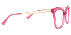 Isaebella Butterfly Bright-Pink Eyeglasses and Fantastic Frame