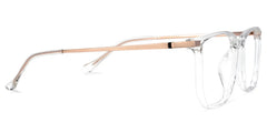 Fezell TR90 Square Clear Frame Glasses | Zeelool Optical