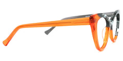 Maxine Cateye Orange Eyeglasses and Glasses Frames