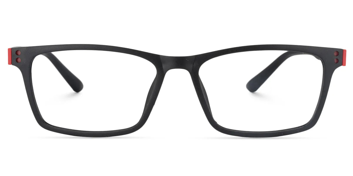 Cheche Rectangle Black Eyeglasses for Women and Men