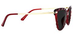 Lucas Cateye Red Sunglasses | Zeelool Glasses