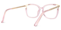 Spring hinges Sidibe Eyeglasses, Sidibe Pink Glasses -Zeelool