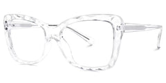 Edna Cateye Clear Frame Glasses | Zeelool Optical