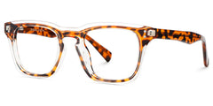 Tr90 Eyeglasses Frames With Rectangle Shape and Tortoise Color