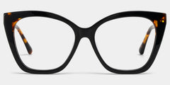 Kira Black Frame Glasses with Butterfly Frame Online | ZEELOOL