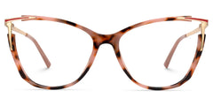 Cateye Yomary Pink and Tortoise Shell Glasses | Zeelool