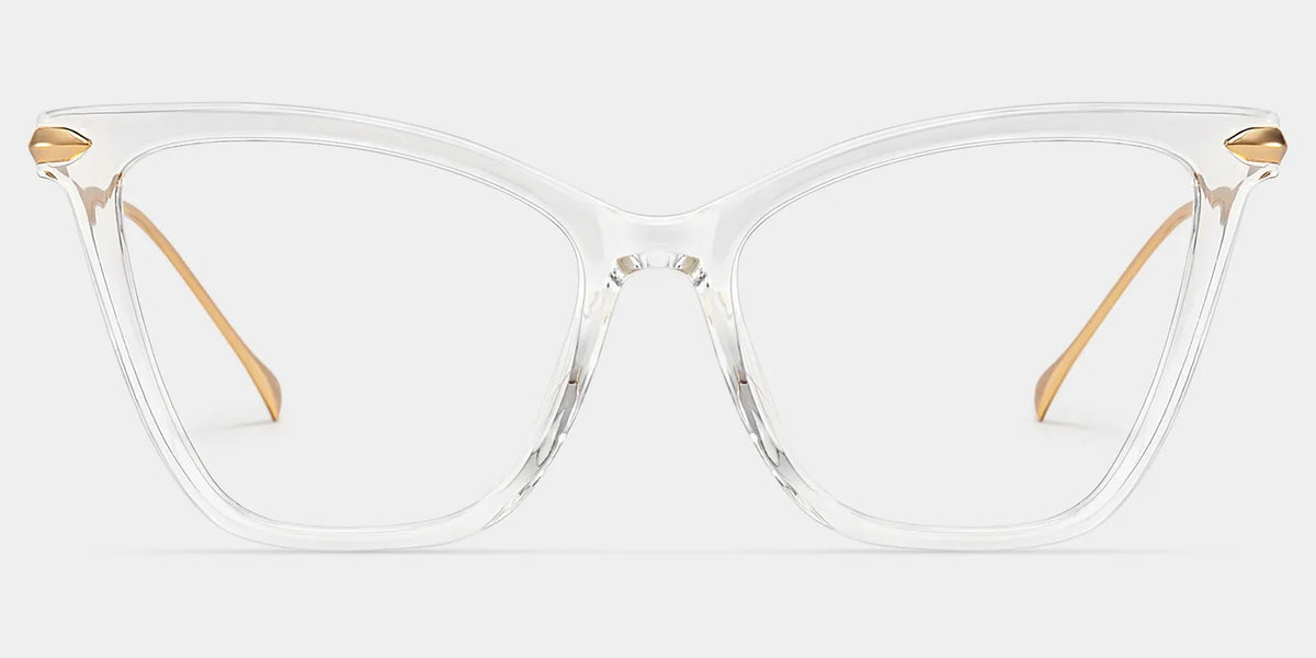 Hilary Butterfly Clear Frame Glasses | Zeelool