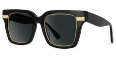 Taylor Square Black Color Frame Sunglasses for females | Zeelool