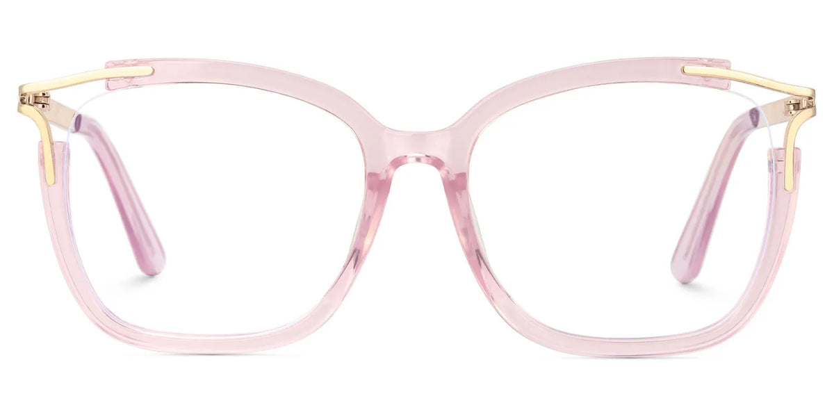 Spring hinges Sidibe Eyeglasses, Sidibe Pink Glasses -Zeelool