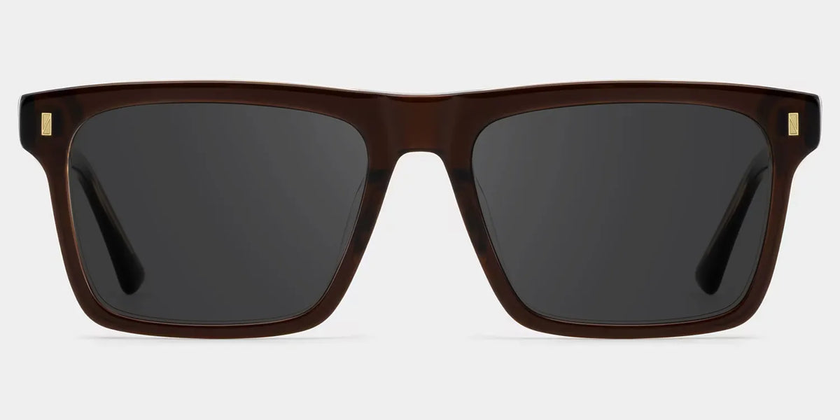 Rectangle Brown Eyeglasses- Henry Acetate Frame Glasses