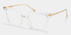 Hilary Butterfly Clear Frame Glasses | Zeelool