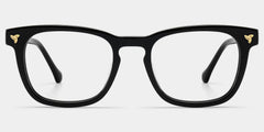 Heather Black Frame Glasses with Square Frame Online | ZEELOOL