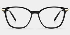 Jessica Black Cat Eye Prescription Glasses for Women | ZEELOOL