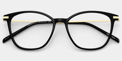 Jessica Black Cat Eye Prescription Glasses for Women | ZEELOOL