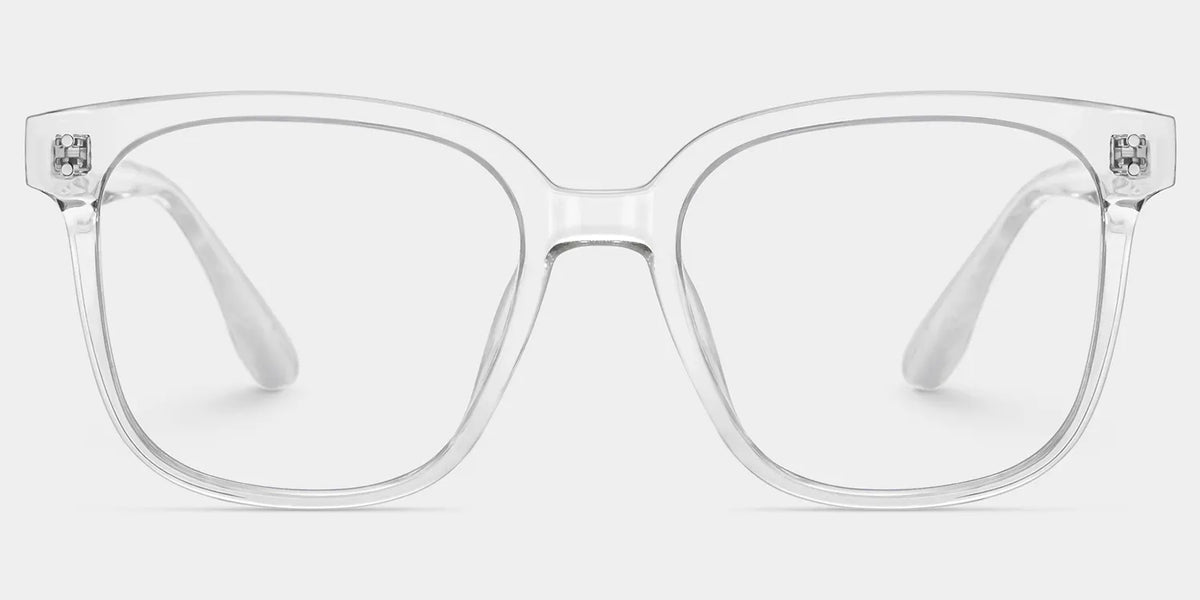 Oglesby Square Blue Light Blocking Glasses Clear Frame | Zeelool